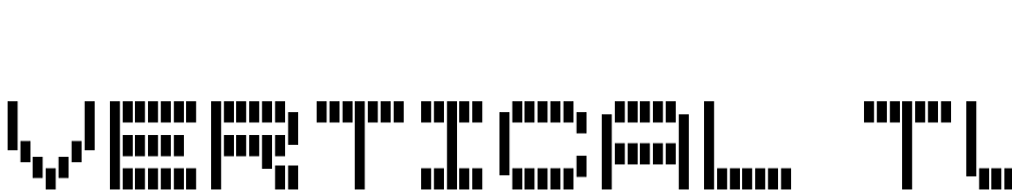 Vertical Tuning Font Download Free